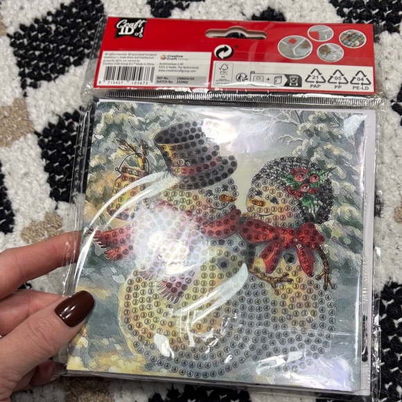 Diamond Painting Christmas Card Set - Picture 2 of 4